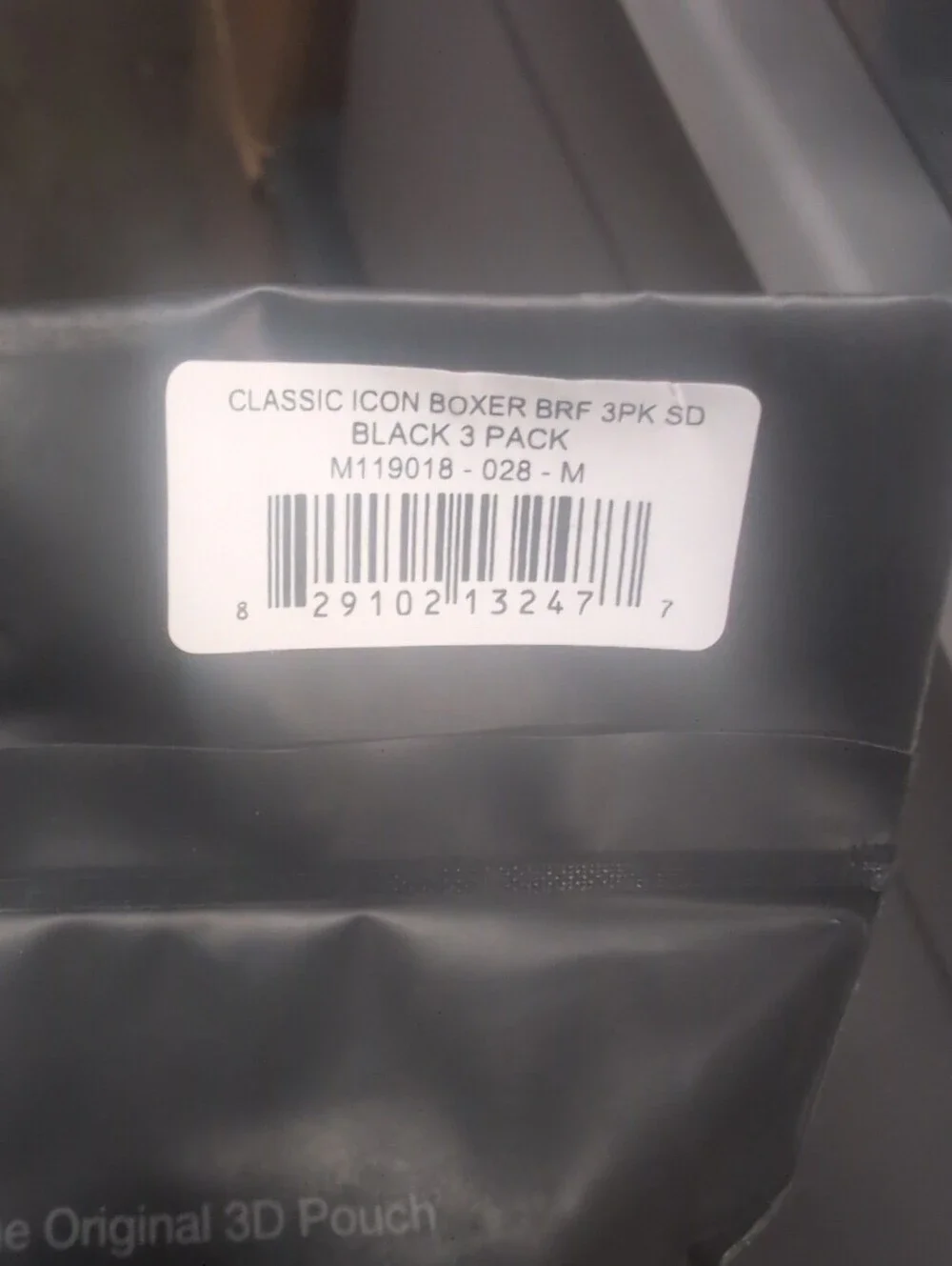 Men's BN3TH Classic Icon Black Boxer Briefs 3-Pack